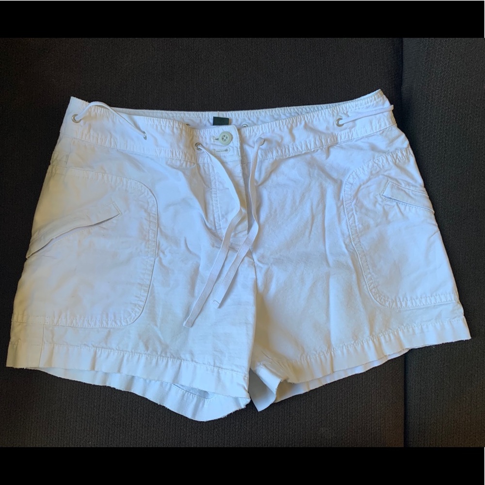 J-Crew white shorts